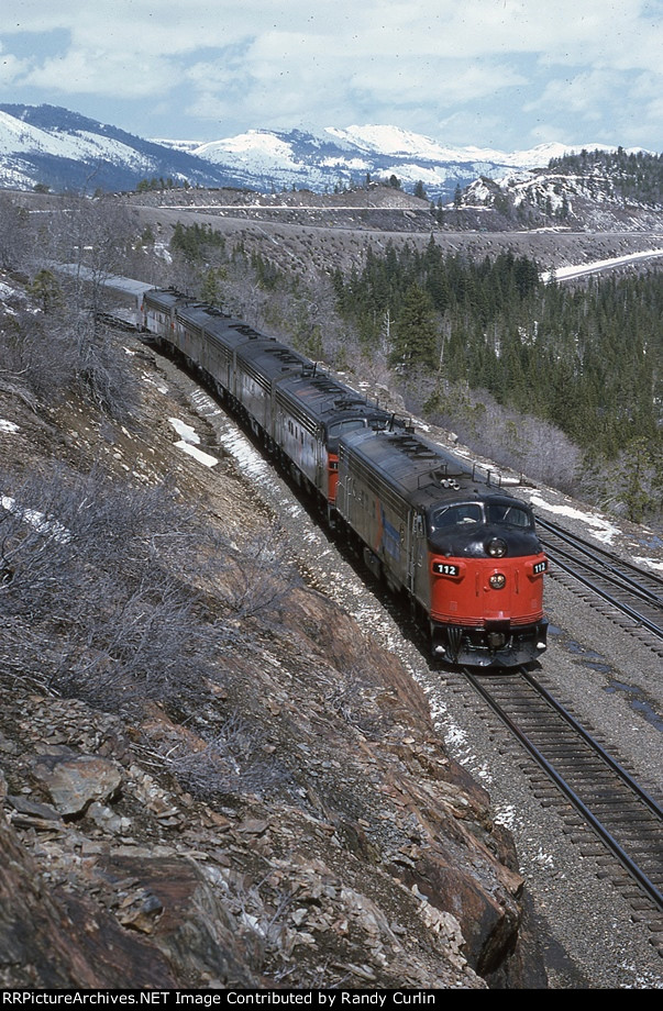 AMTK 112 on Reno Fun Train